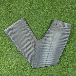 Vintage 90’s 00’s Quick brand striped bell bottom low rise jeans